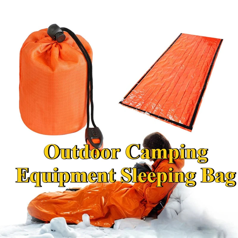 Emergency Mylar Survival Sleeping Bag | Thermal EDC Camping Gear Emergency Survival Bag Peaceful Pleasures Health and Wellness