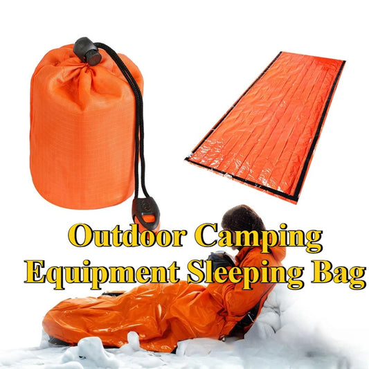 Emergency Mylar Survival Sleeping Bag | Thermal EDC Camping Gear Emergency Survival Bag Peaceful Pleasures Health and Wellness