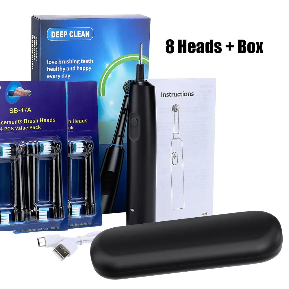 AFDEAL Rotary Electric Toothbrush 5 Modes IP67 | 4 Brush Heads
