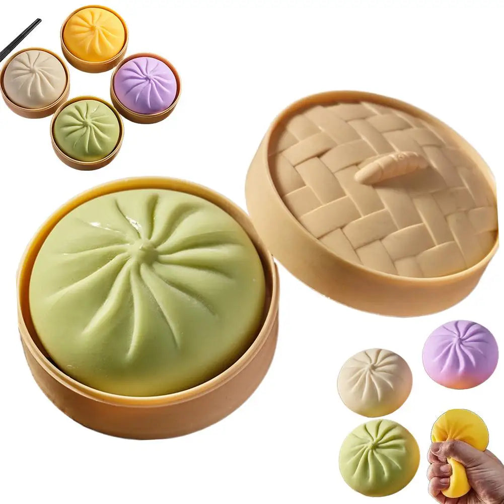 Colorful Dumpling Stress Ball Fidget Sensory Toy Gifts Peaceful Pleasures Health and Wellness E