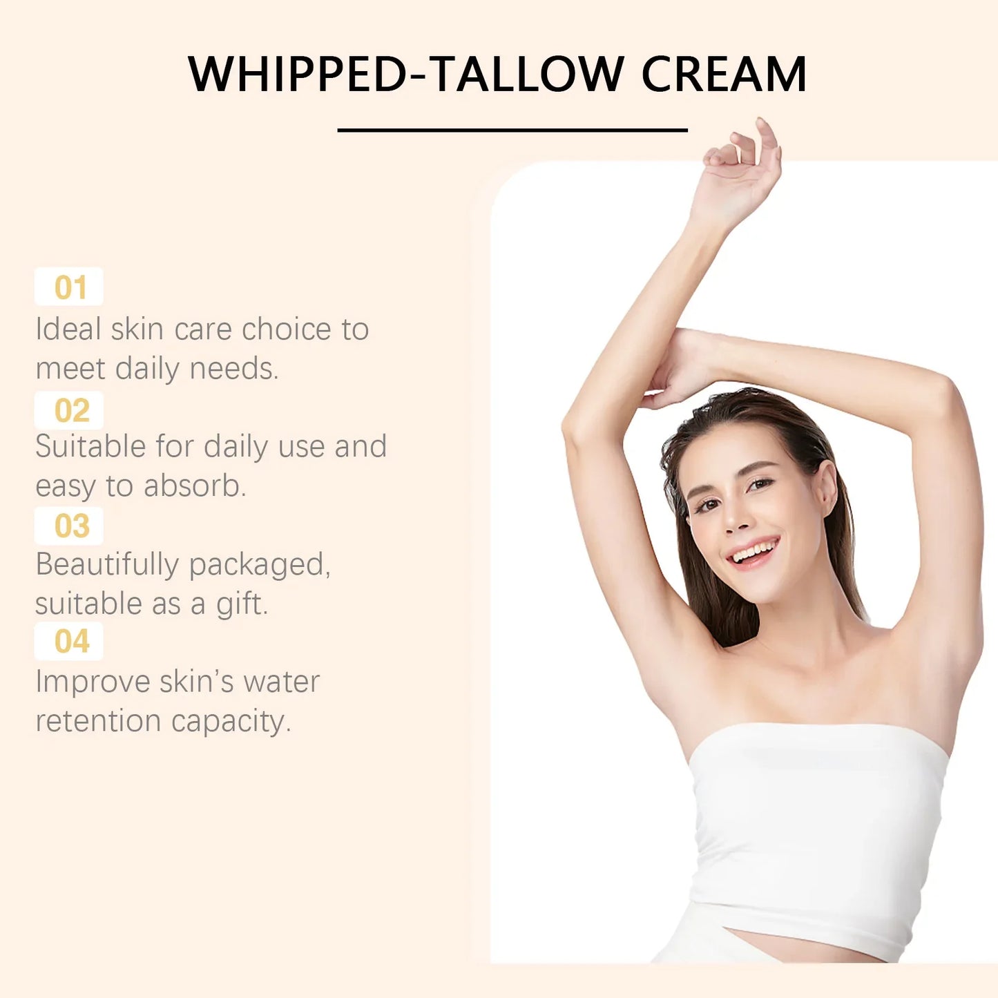 Grass Fed Beef Tallow & Honey Face & Body Balm – 59g