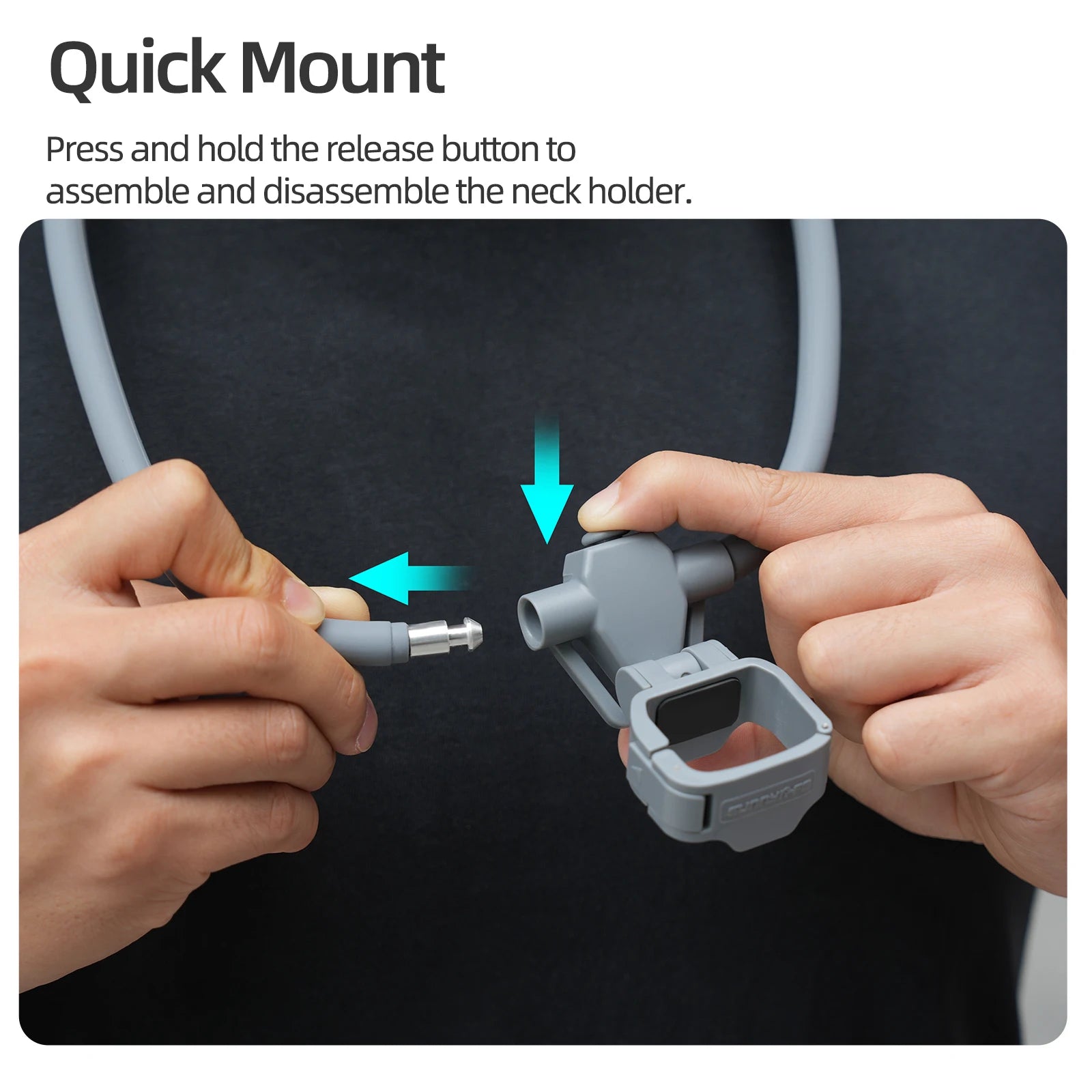 Ergonomic Design For DJI Pocket 4/3 Adjustable Neck Hanging Stand First View Shooting Stand Accessory Equipped With Chest Straps Peaceful Pleasures Health and Wellness