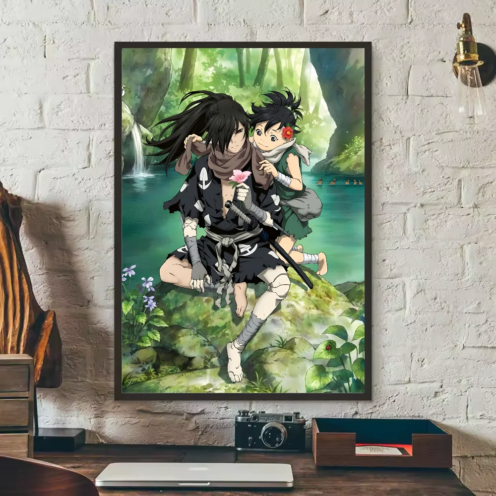 Dororo Anime HD Wall Poster – Waterproof PVC Sticky Decal Anime Wall Poster Peaceful Pleasures Health and Wellness