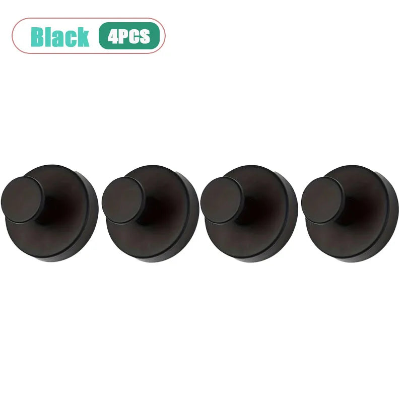 Stainless Steel Suction Cup Hooks | Waterproof Punch-Free Bathroom