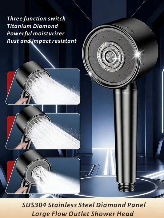Diamond Panel Stainless Steel Rainfall Shower Head | High Pressure Rainfall Shower Head Oasis Select