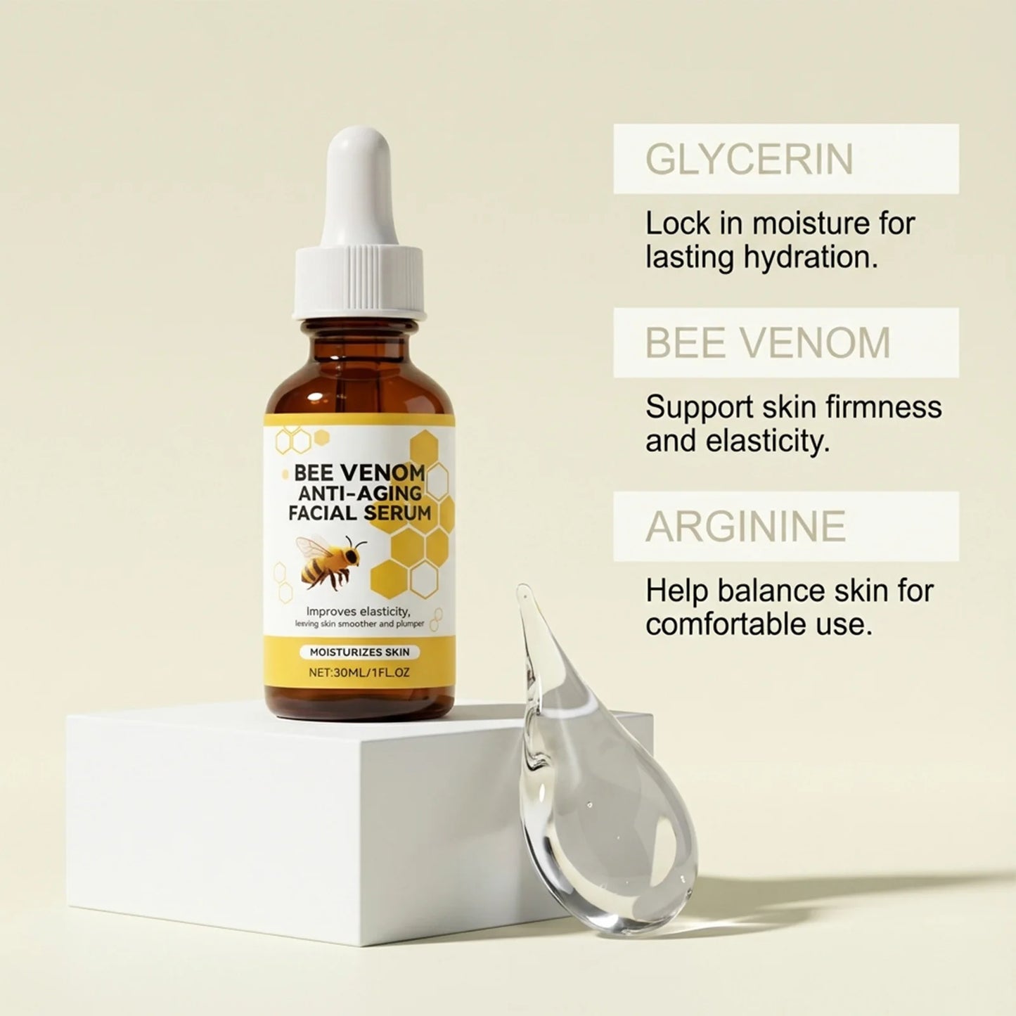 Bee Venom Firming Serum – Anti-Aging & Wrinkle Reduction