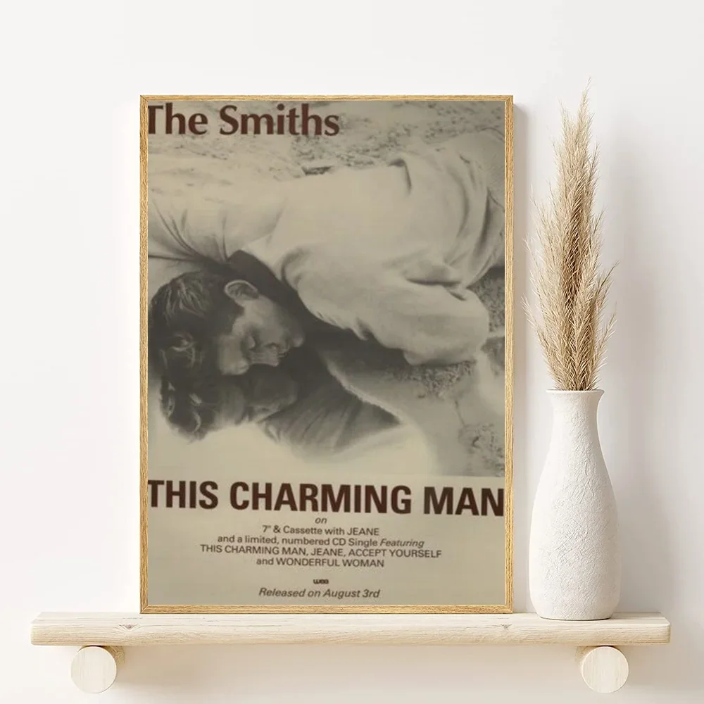 The Smiths Rock Band Minimalist Canvas Poster | Wall Art Print Canvas Wall Art Peaceful Pleasures Health and Wellness
