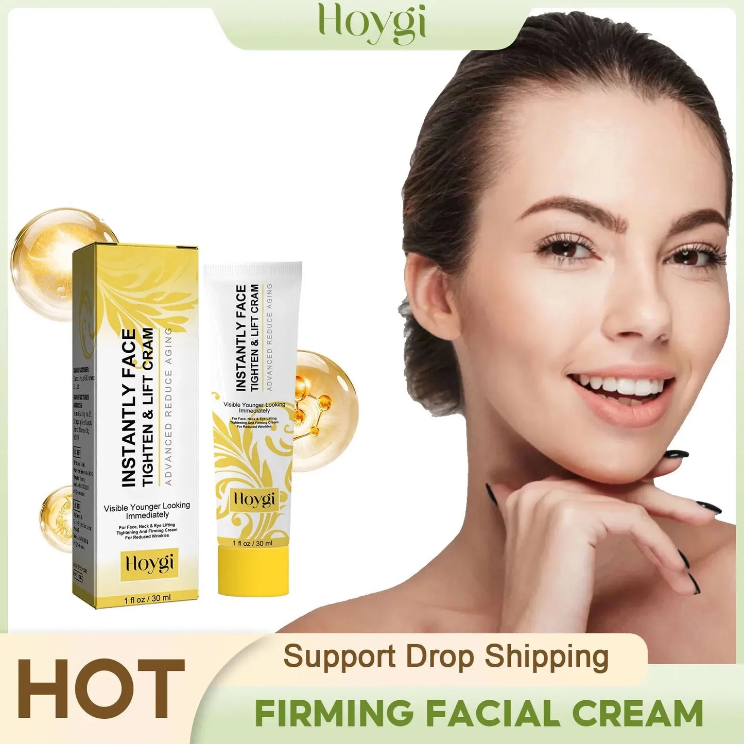 Firming Face Cream Wrinkle Removal Reduce Puffiness Forehead Fine Line Lifting Tighten Moisturizing Brightening Anti Aging Cream Peaceful Pleasures Health and Wellness