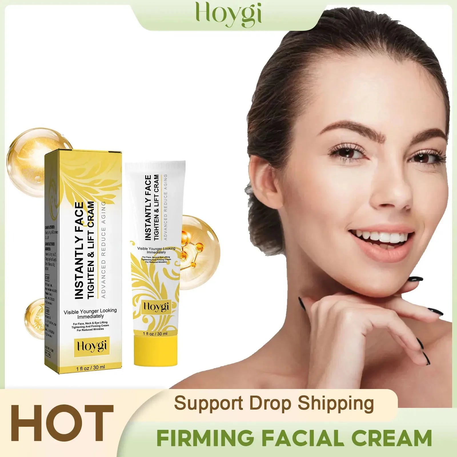 Firming Face Cream Wrinkle Removal Reduce Puffiness Forehead Fine Line Lifting Tighten Moisturizing Brightening Anti Aging Cream Peaceful Pleasures Health and Wellness
