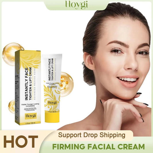 Firming Face Cream Wrinkle Removal Reduce Puffiness Forehead Fine Line Lifting Tighten Moisturizing Brightening Anti Aging Cream Peaceful Pleasures Health and Wellness