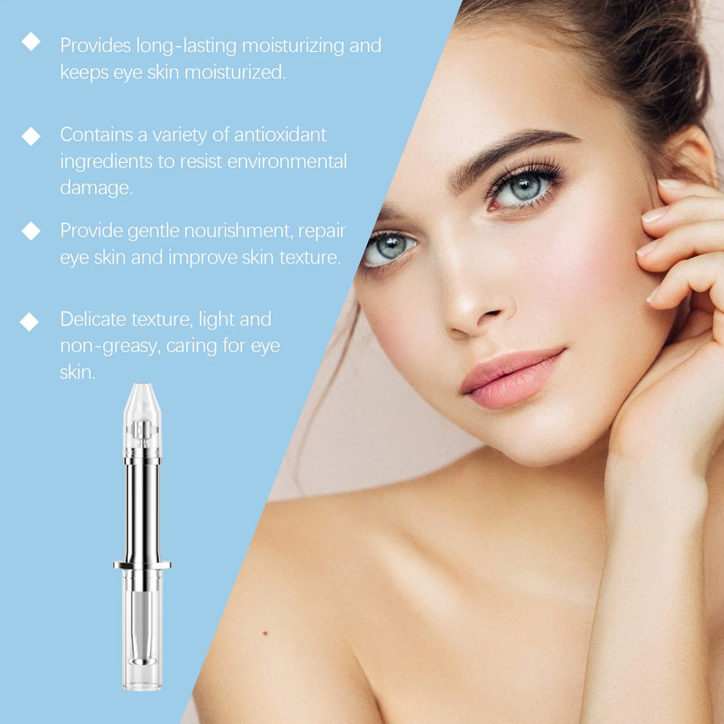 Moisturizing Eye Serum – Puffiness, Fine Lines & Eye Bags