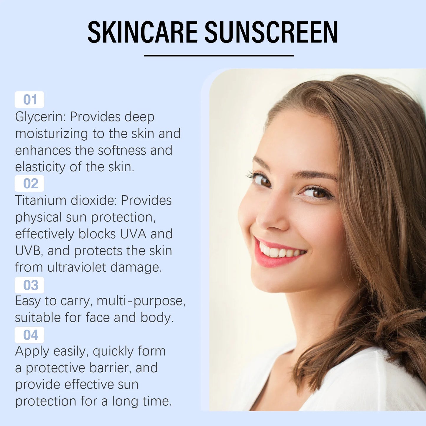 Jaysuing SPF 50+ Sunscreen Stick | Moisturizing & Waterproof