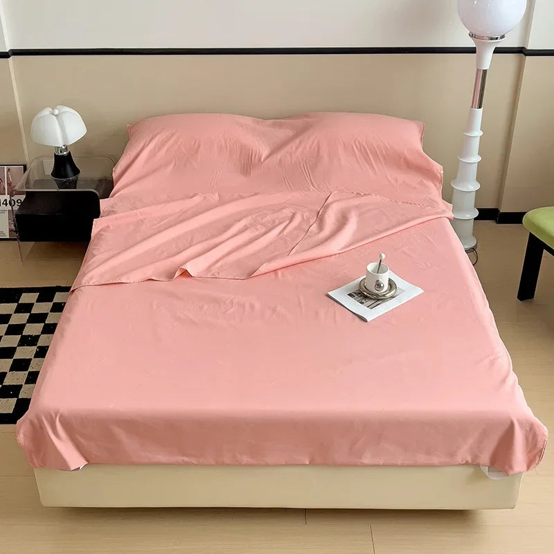 Portable 3-in-1 Travel Bed Sheet Set | Flat Sheet & Pillowcase