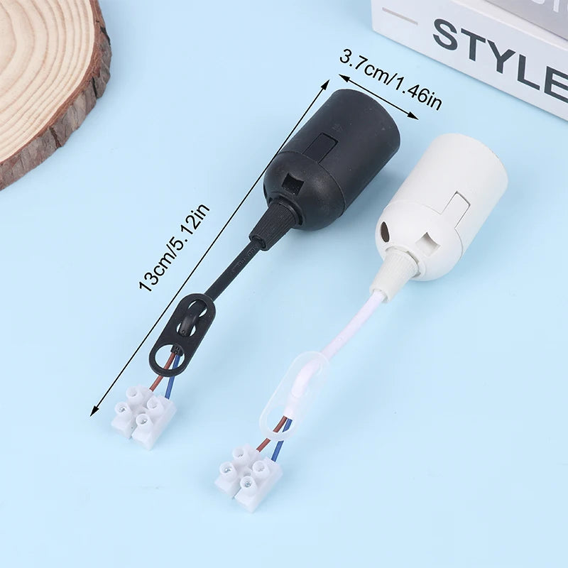 5x E27 Lamp Holder Construction Socket Lamp Holder With Cable Construction Site Socket Renovation Socket Lighting Accessories Peaceful Pleasures Health and Wellness