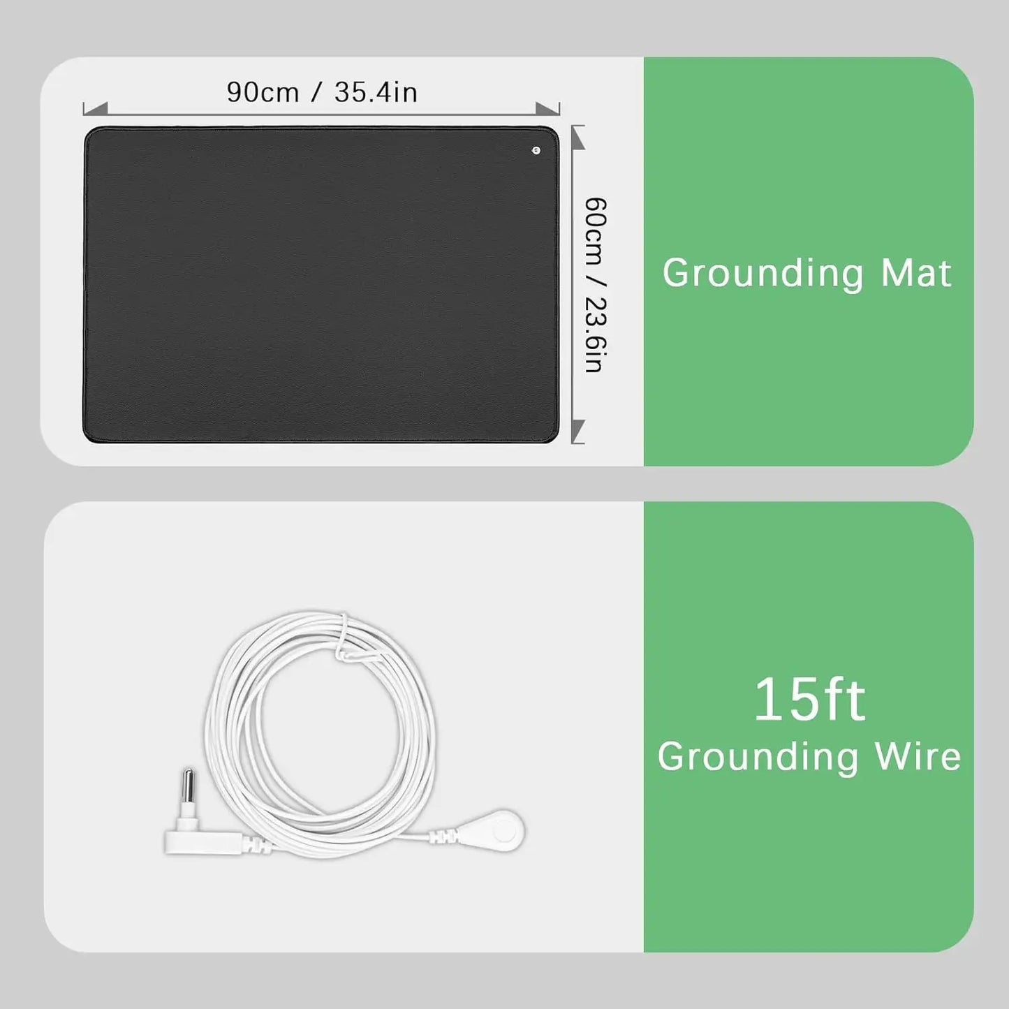 VamsLuna Grounding Mat 35.4x23.6" | Sleep, Pain Relief & Earthing