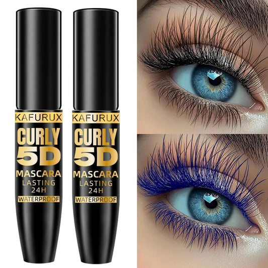 KAFURUX 5D Waterproof Mascara – Volume, Curl & 9 Colors Volumizing Mascara Oasis Select