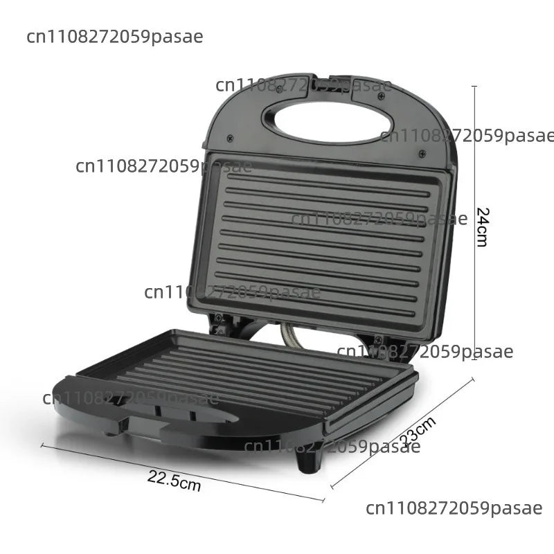 Non-Stick Sandwich Maker & Waffle Iron – Breakfast Grill Pan