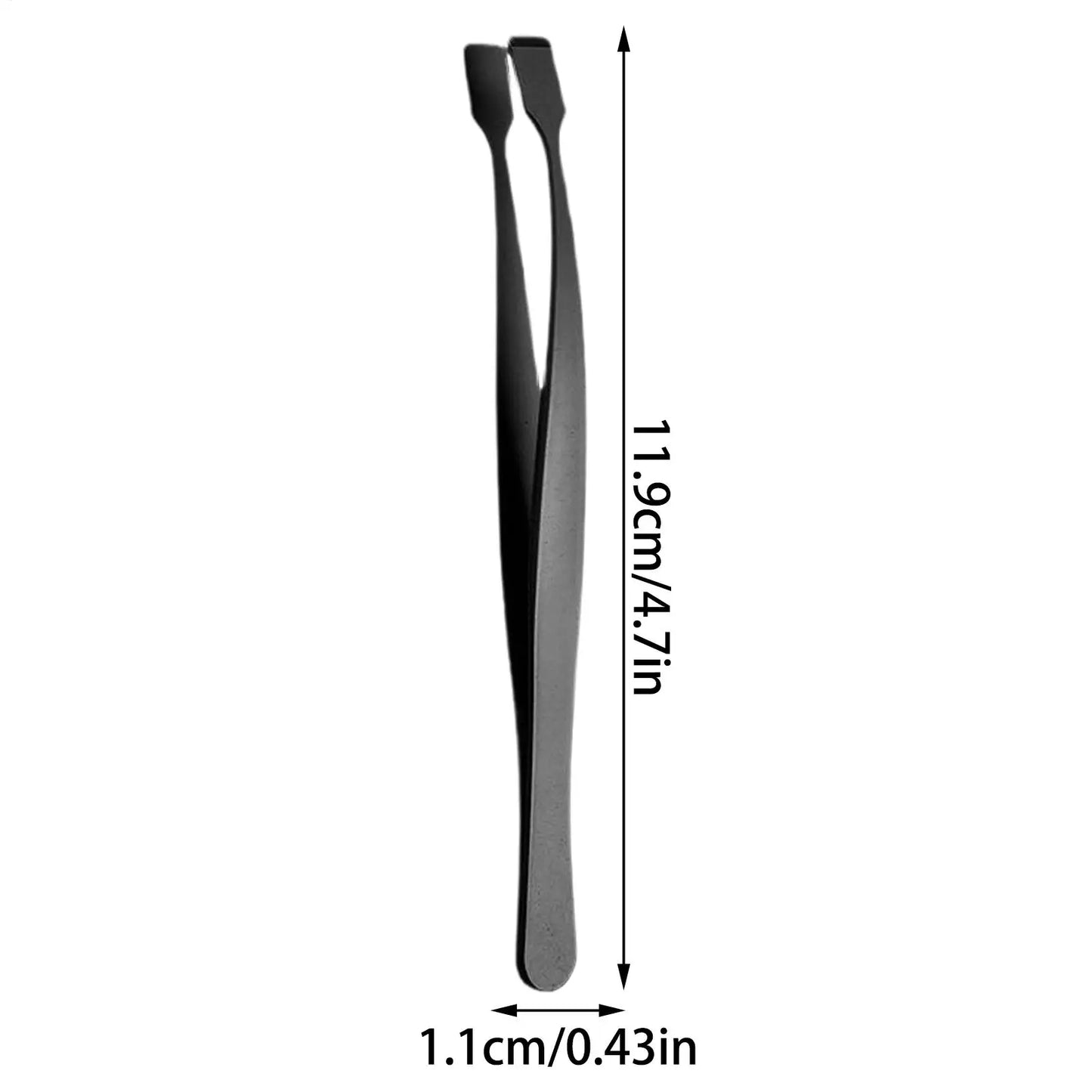 Stainless Steel Eyelash Cluster Applicator Tweezer Tool