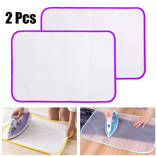 Protective Insulation Ironing Board Cover Cloth Guard Press Mesh Random Colors High Temperature Pad Ironing Against Pressing Peaceful Pleasures Health and Wellness Default Title