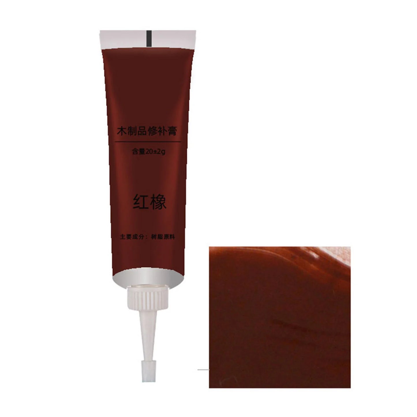 Wood Filler Floor Scratch Paint Repair Oak/Veneer/Walnut Color Water-Based Putty Discoloration Cracks Gouges Peaceful Pleasures Health and Wellness Red Oak