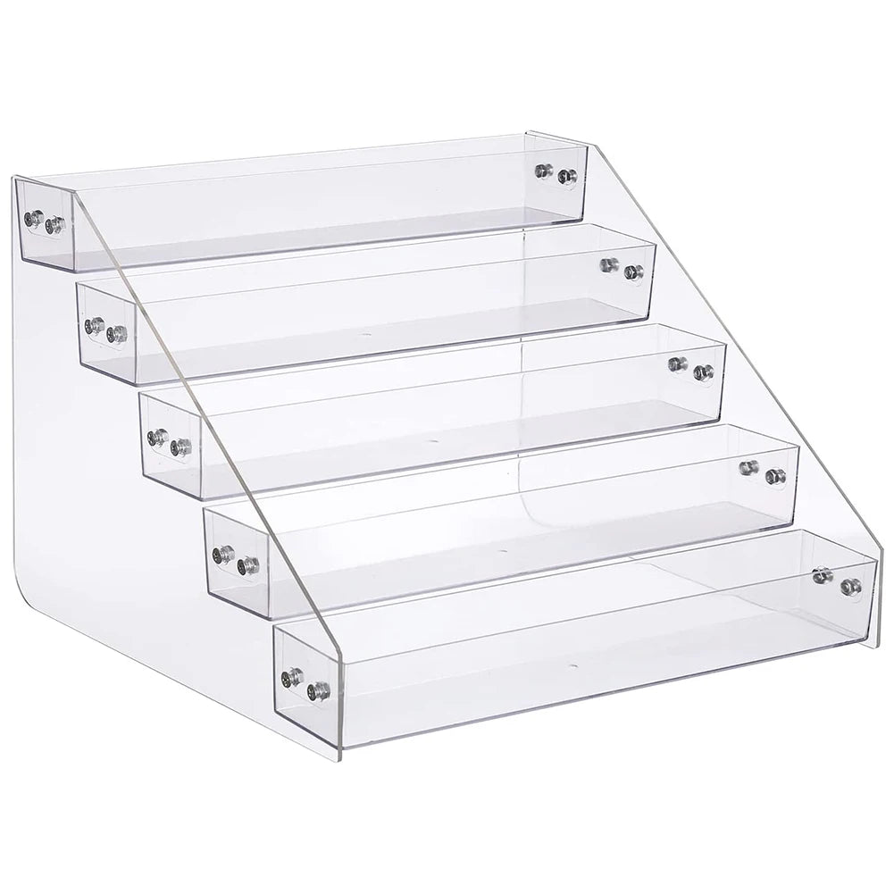5-Tier Clear Acrylic Makeup & Cosmetic Organizer Box
