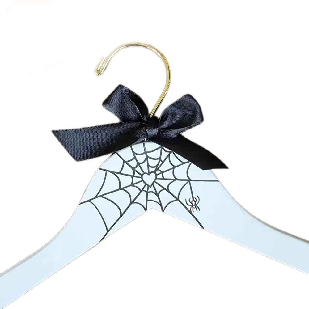 Halloween Spider Web Bridal Dress Hanger | Wedding Gift Bridal Dress Hanger Peaceful Pleasures Health and Wellness Hanger 1pcs 38cm