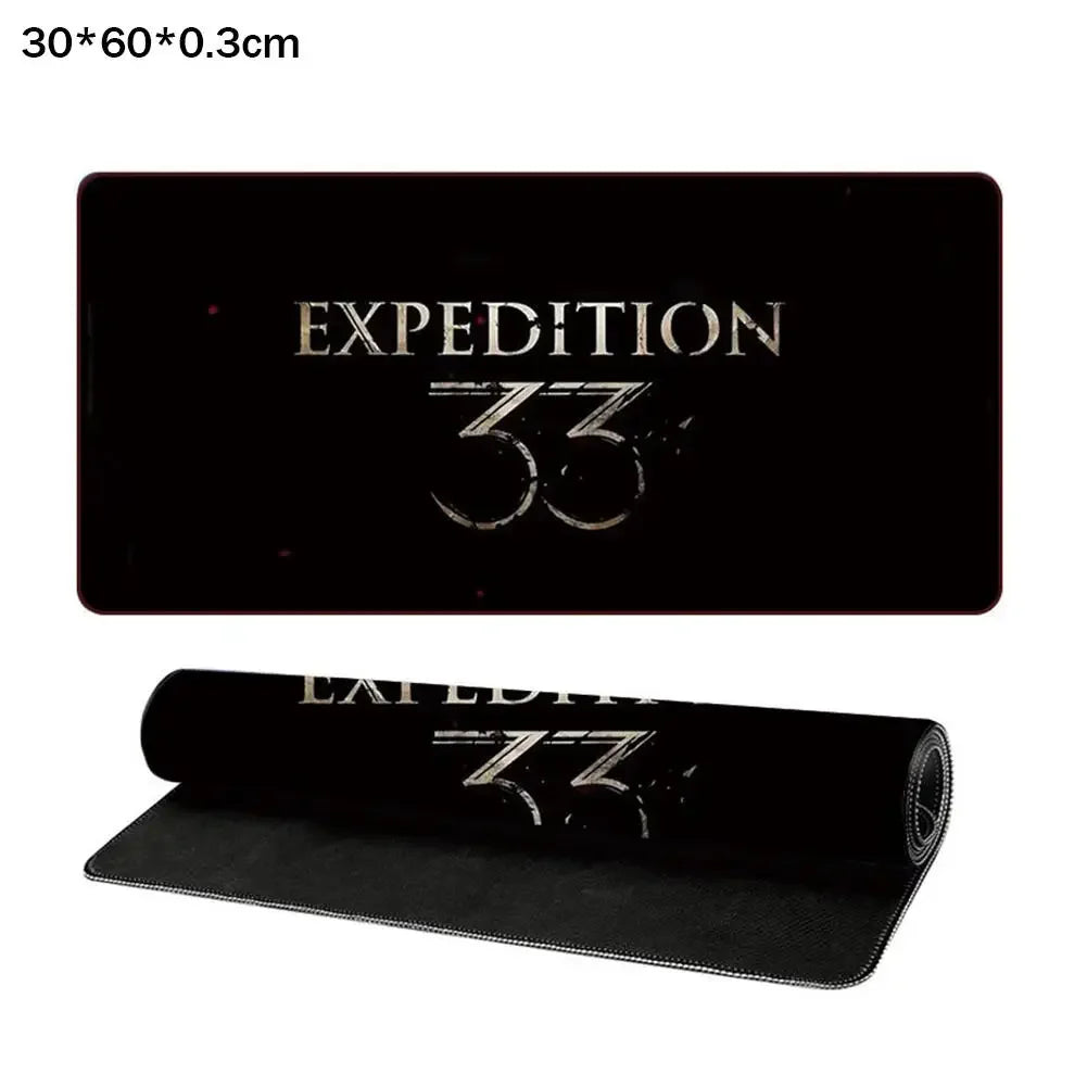 Hot Game Clair Obscur Expedition 33 gamer Keyboard Mouse Mat 30*80/30*60cm Large Gamer Mousepad PC Desk Mat Gaming Accessories Peaceful Pleasures Health and Wellness 04 60cm