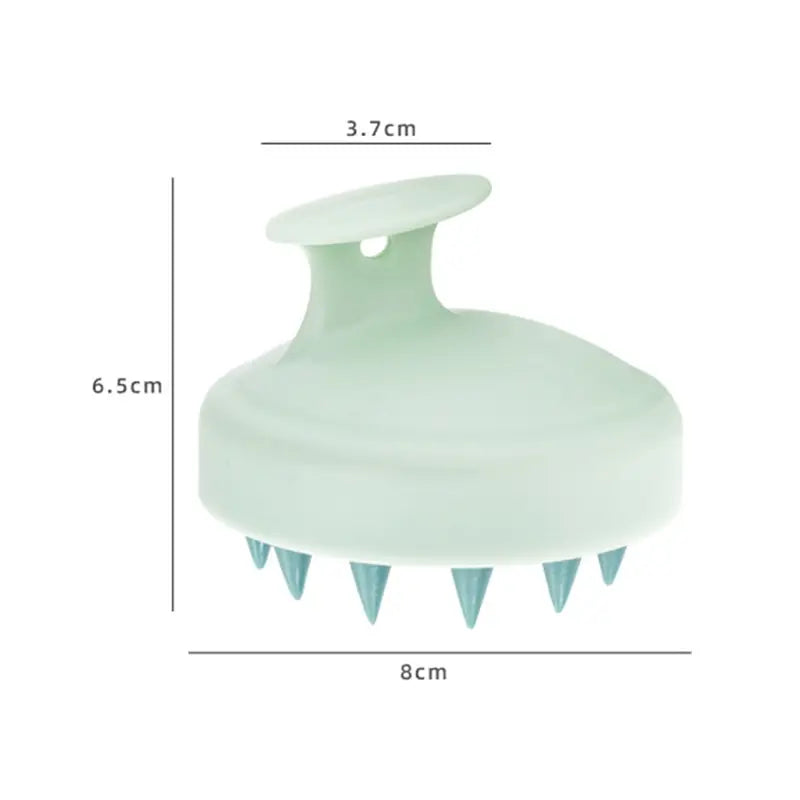 Silicone Scalp Massage Brush – Shampoo & Body Bath Comb