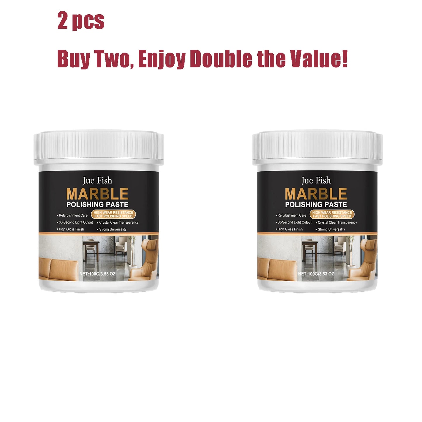 Marble Polishing Paste 100g – Restore Shine & Remove Scratches