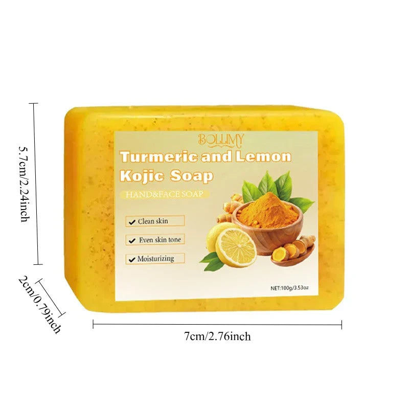 Lemon Ginger & Citric Acid Soap Bar Set (2PCS) | Face & Body