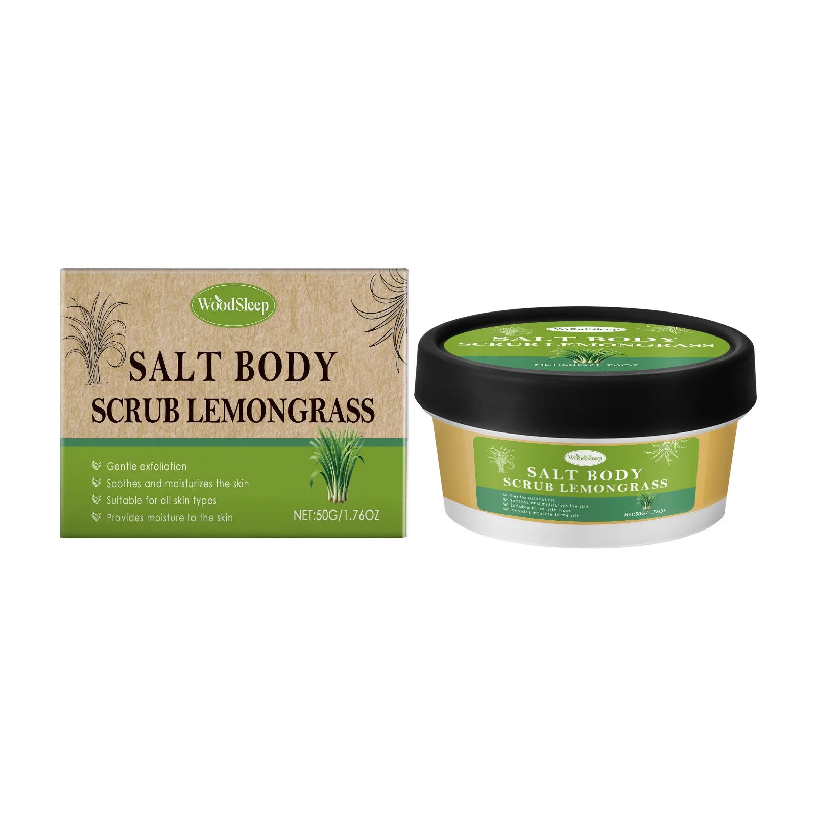 Antioxidant Body Scrub – Exfoliates, Firms & Nourishes Skin Body Scrub Peaceful Pleasures Health and Wellness Lemongrass Flavor