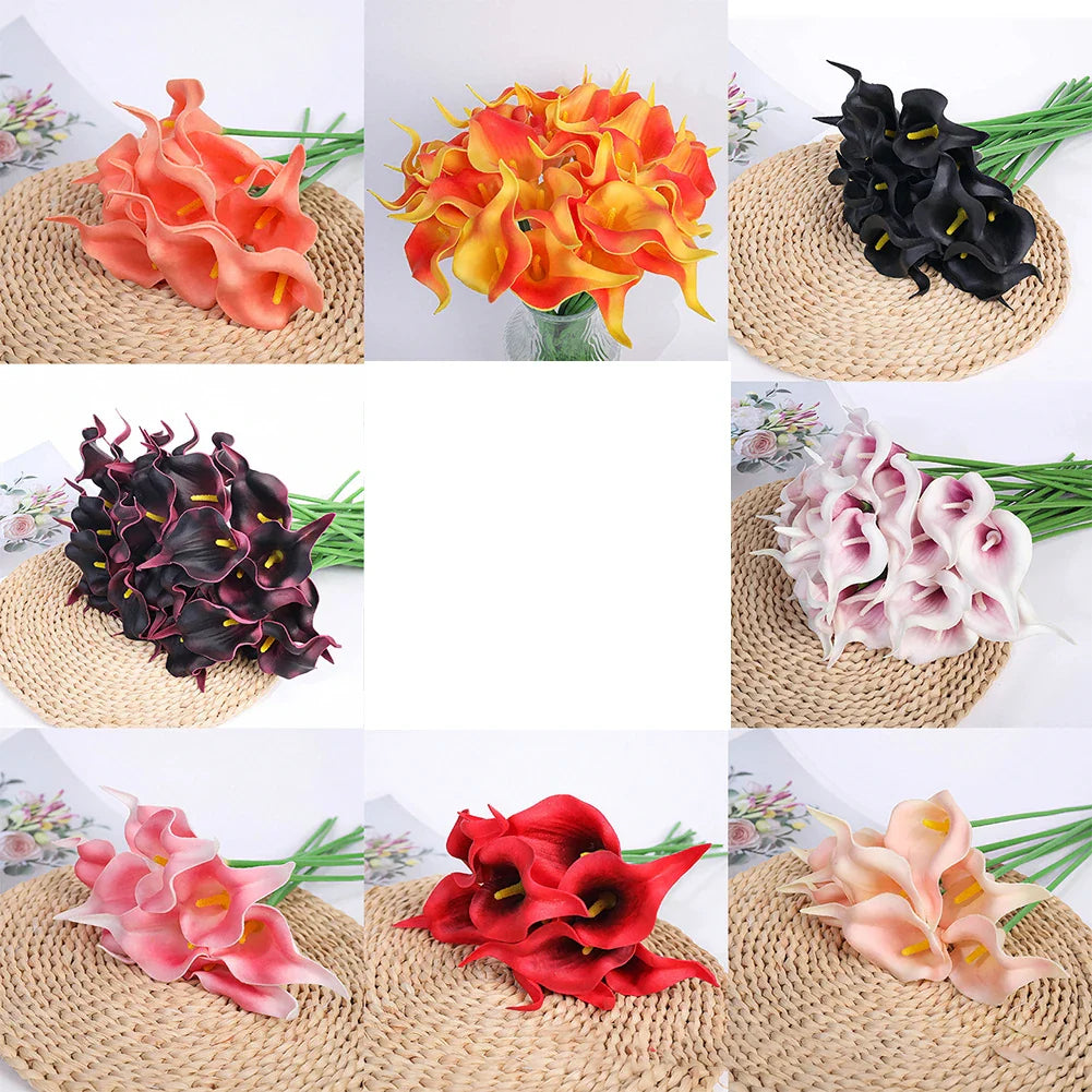 Calla Lily Artificial Bouquet – Wedding & Home Decor Flowers