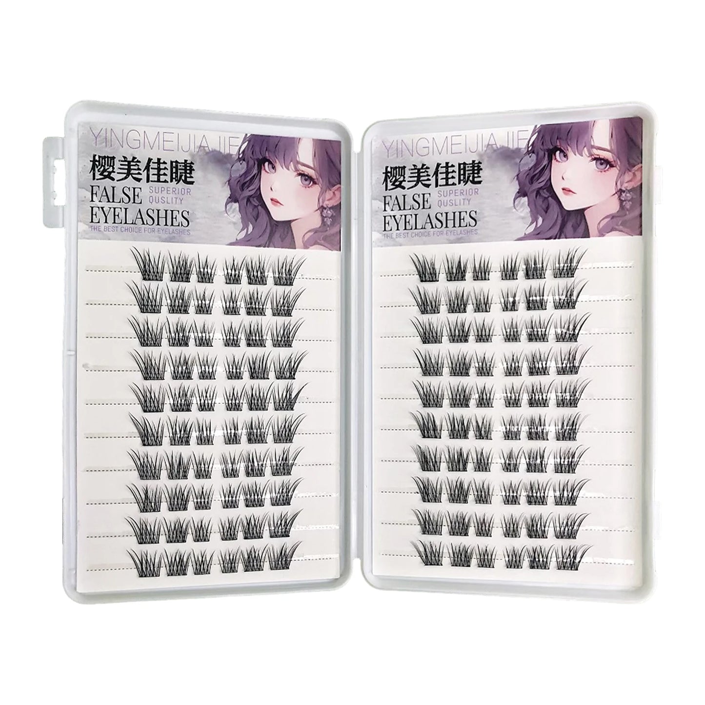 Wispy Cluster False Eyelashes | Natural Fluffy Lash Extensions