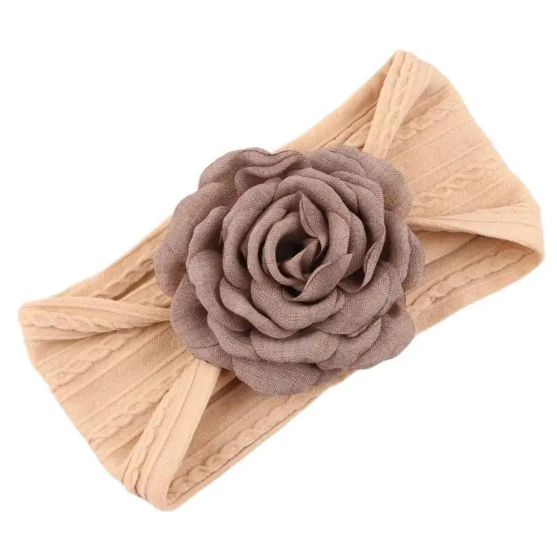 Baby Floral Headband | Soft Stretchy Infant Hairband 0–3 Yrs