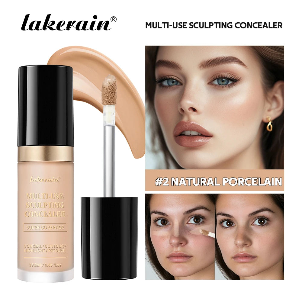 Lakerain 5-Color Waterproof Matte Concealer | Full Coverage