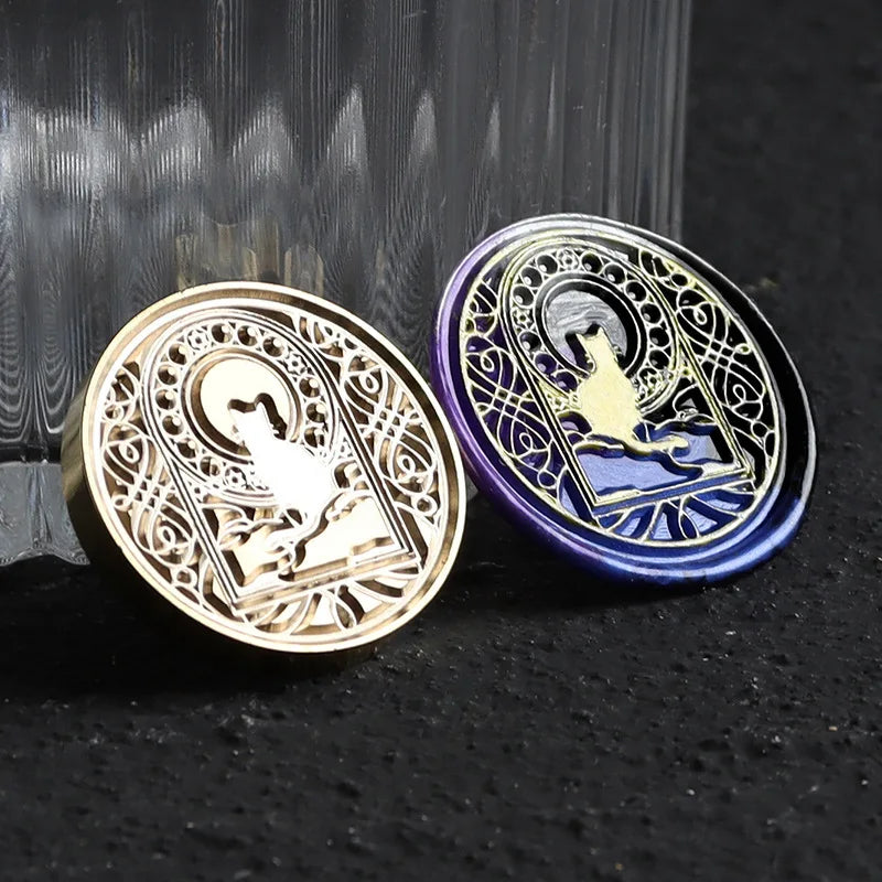 Retro Wax Seal Stamp Alloy Handle – Wedding & Scrapbook