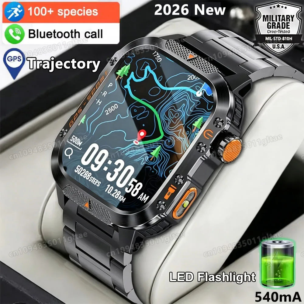 Ola Esporte Military Smart Watch | Bluetooth Call, 5ATM, Fitness