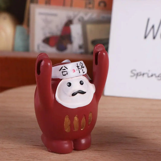 Kawaii Messege Desktop Memo Clip Holder Resin Panda Hand Raising Card Clip Picture Display Stand Photo Stander Clip Rome Peaceful Pleasures Health and Wellness
