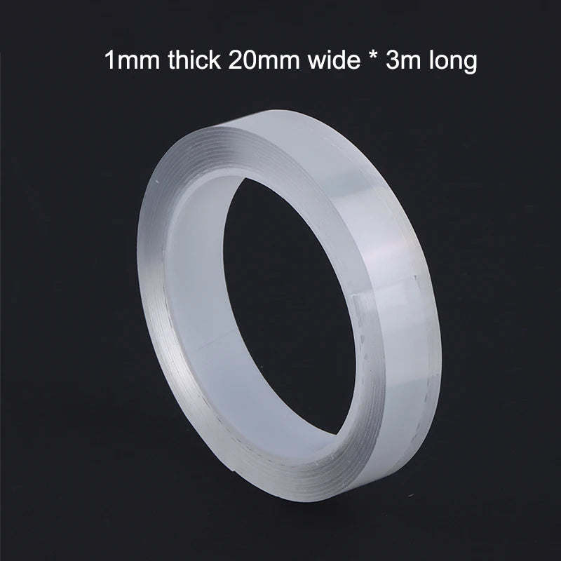 Kitchen Bathroom Nano Tape Super Strong Double Sided Tape Extra Strong Adhesive Non-slip Tape Waterproof Transparent Tape Peaceful Pleasures Health and Wellness A3