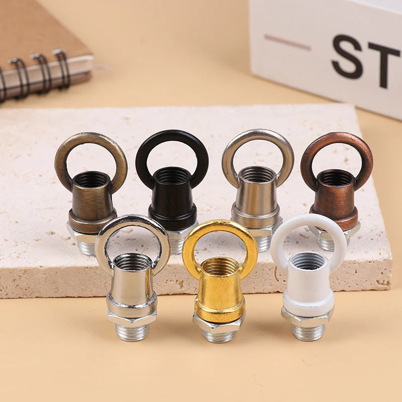 Retro Zinc Alloy Light Hook 10MM Thread M10 Antique Vintage Metal Ceiling Rose Light Base Chandelier Hook Light Adapter Fitting Peaceful Pleasures Health and Wellness