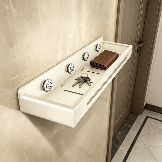 No-Drill Wall Mount Suction Cup Bathroom Shelf | Storage Rack Bathroom Storage Rack Peaceful Pleasures Health and Wellness