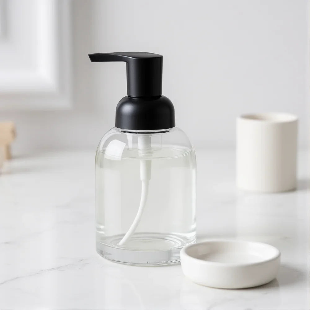 Glass Foam Pump Bottle 250ml & 375ml | Refillable Dispenser