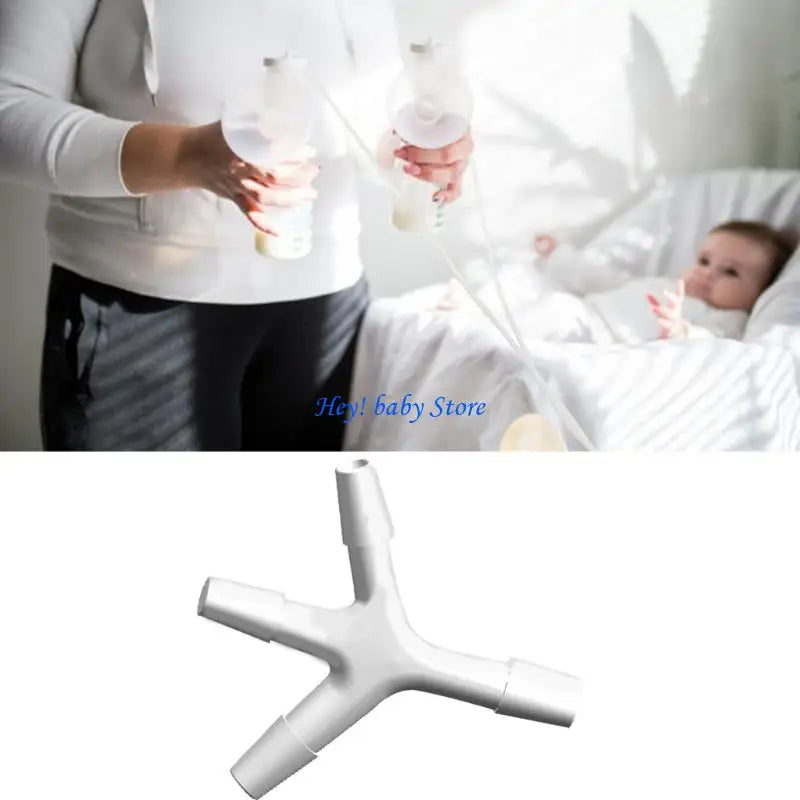 3-Way Breast Pump Connector Adapter – Universal Replacement Part