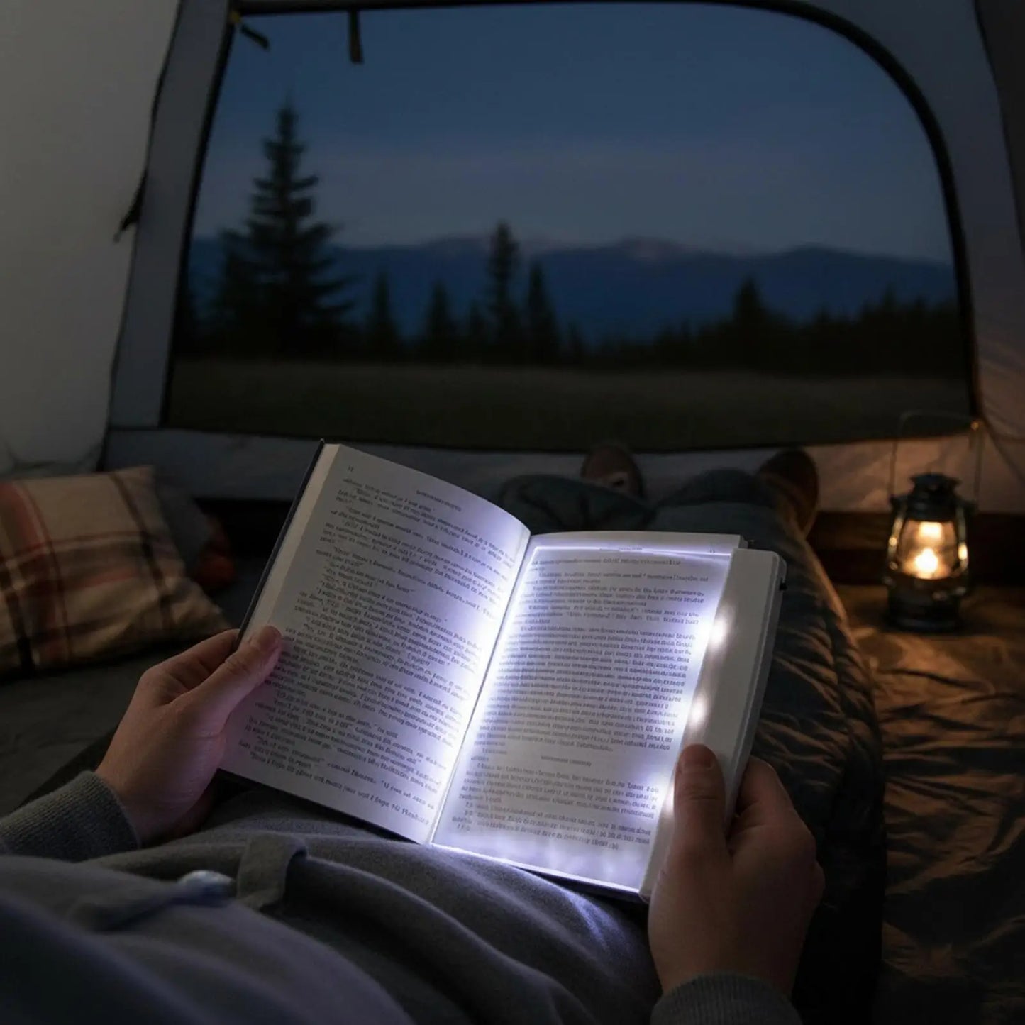 LED Flat Panel Book Light – Eye-Friendly Night Reading Lamp