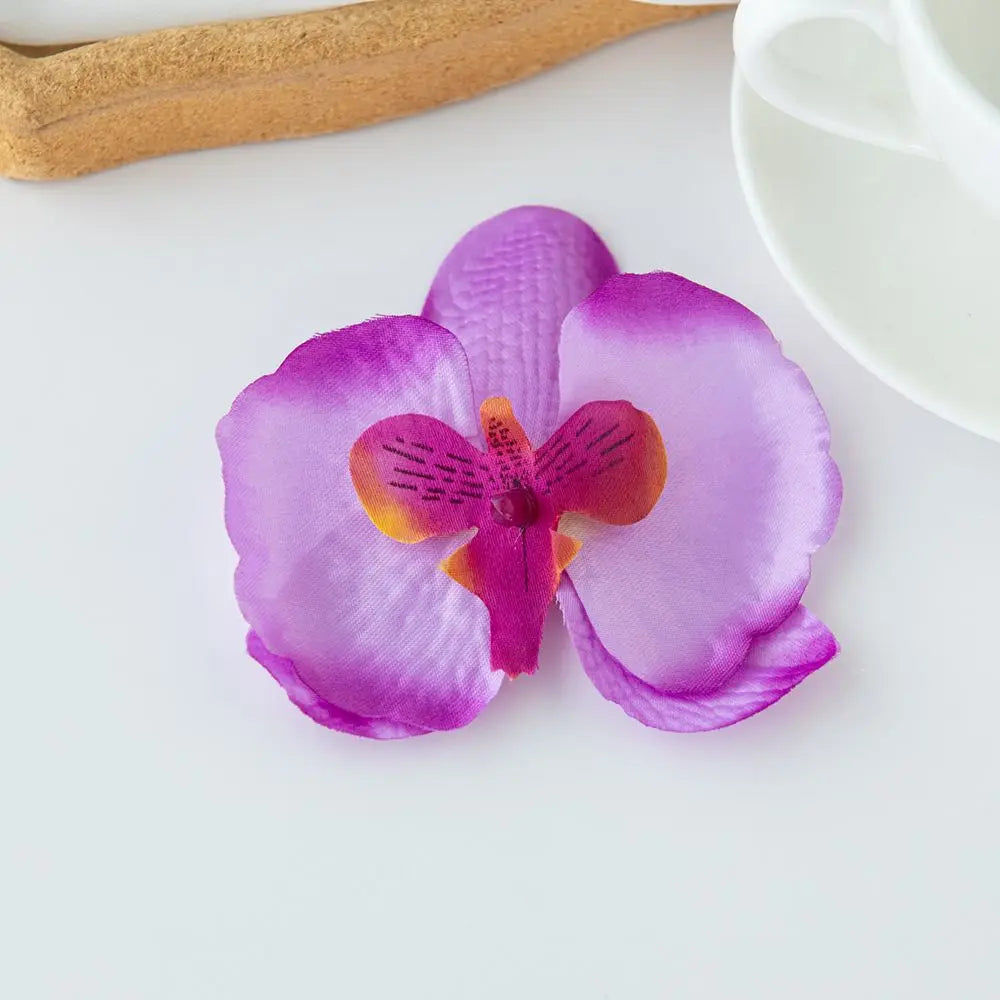 Silk Orchid Artificial Flowers 20/40pcs | Wedding & Home Decor