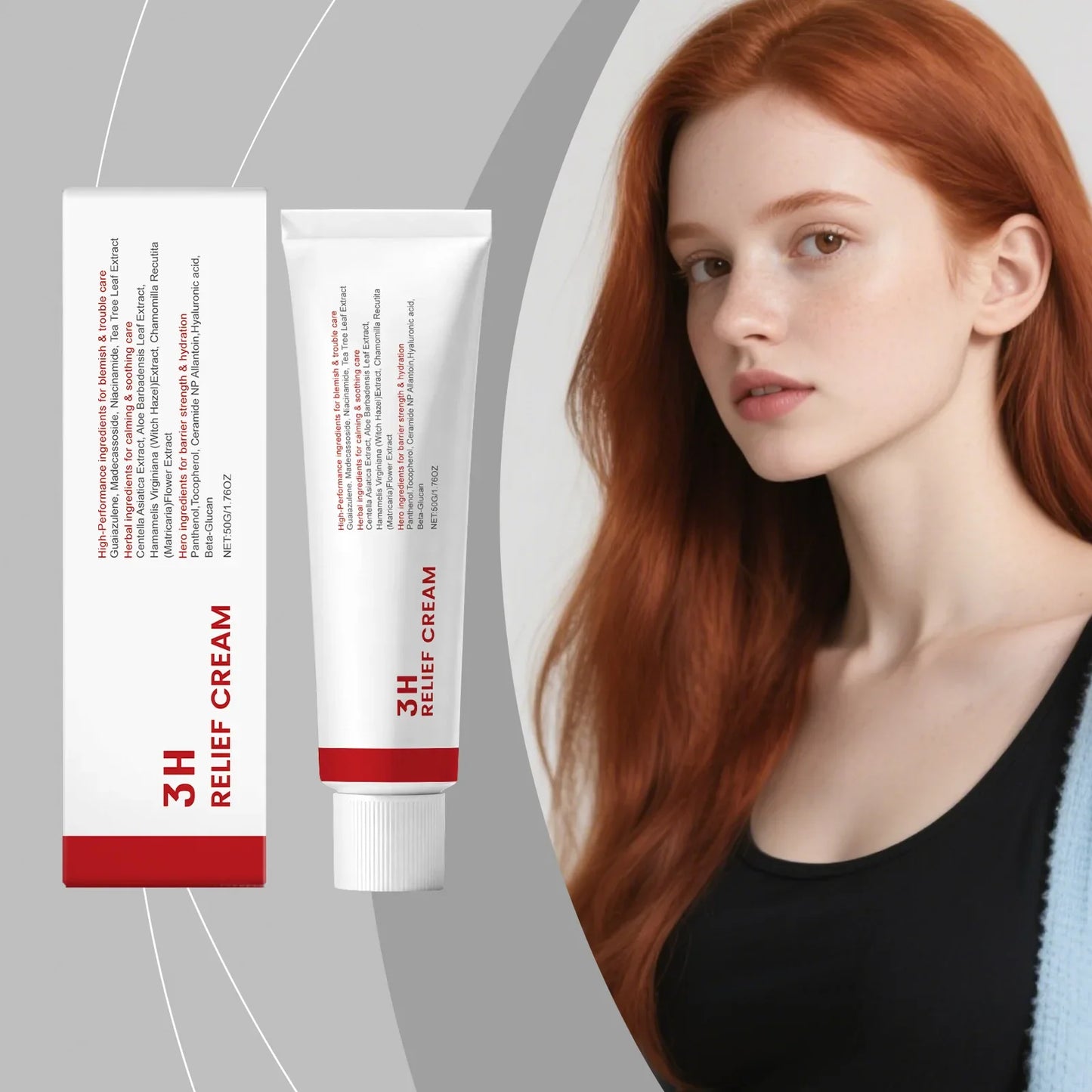 Centella Asiatica Moisturizing Face Cream – Lightweight 50g