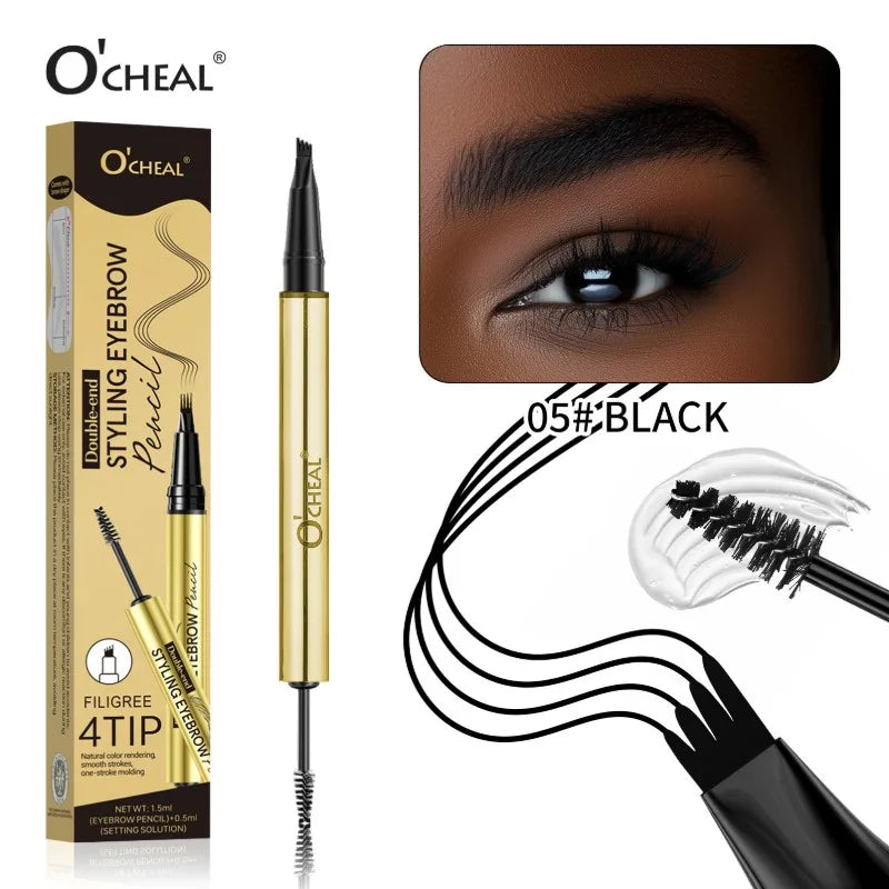 O'CHEAL 3D Feathery Brow Gel & Pencil Set – Waterproof