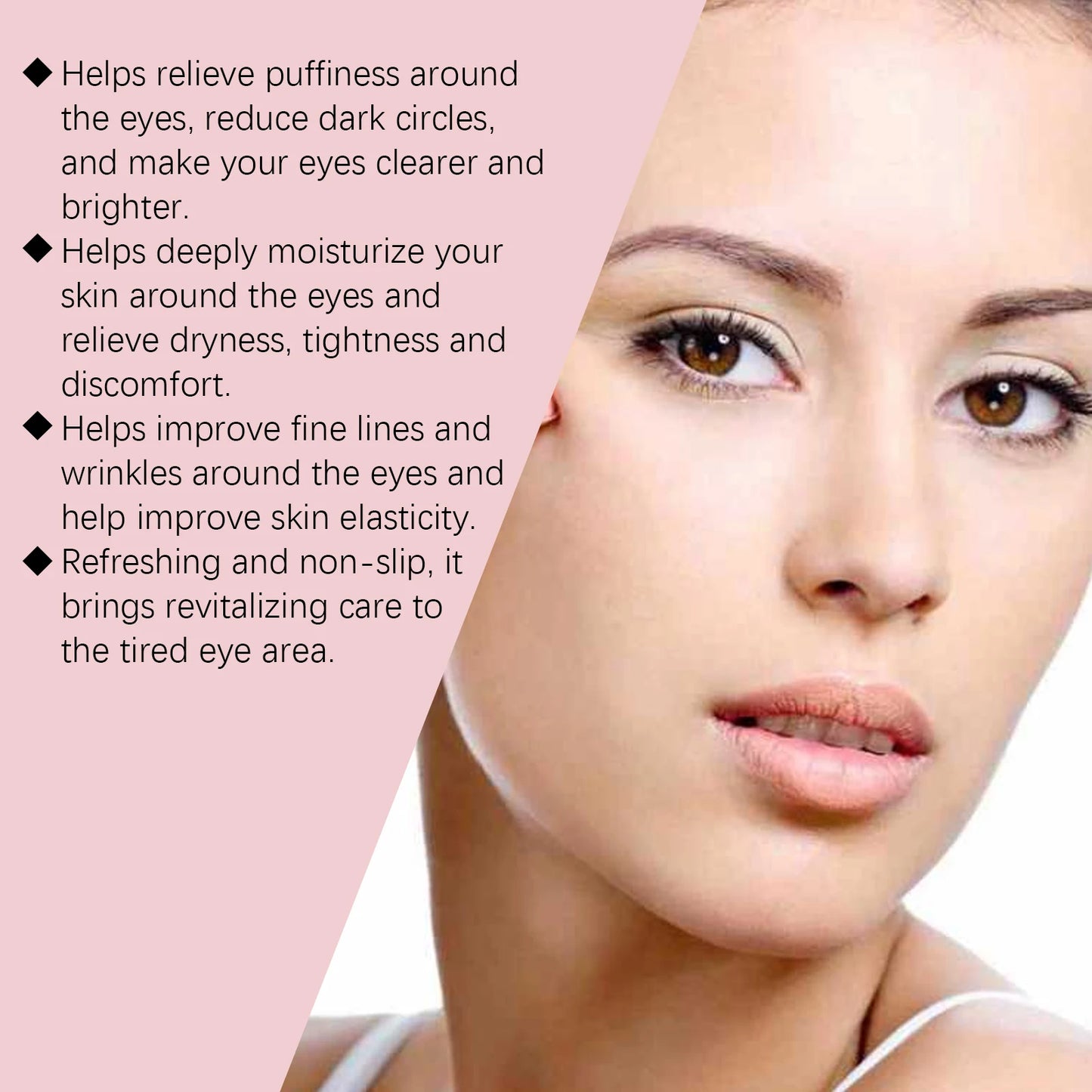 Hyaluronic Acid Eye Mask for Dark Circles and Puffiness Peaceful Pleasures Health and Wellness