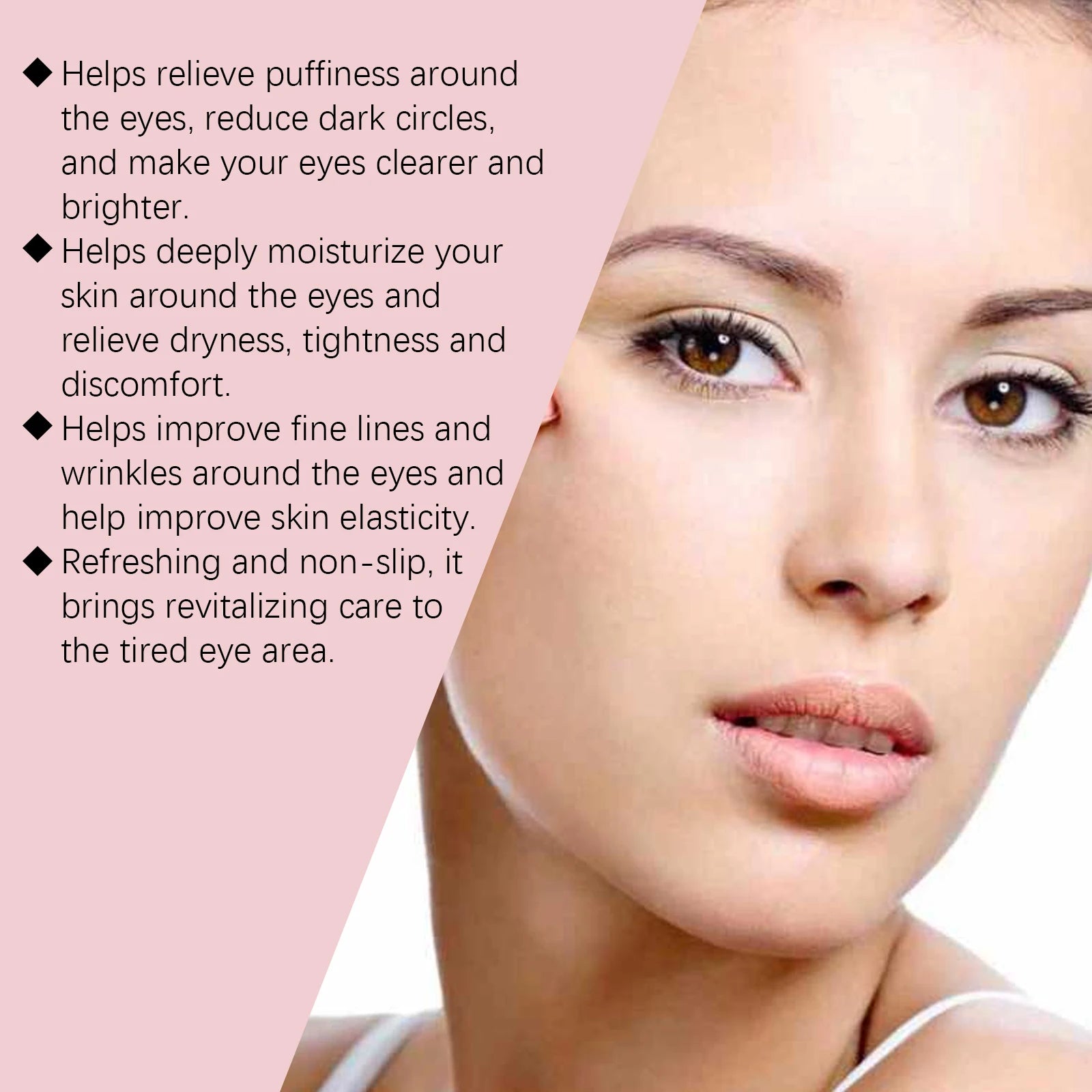 Hyaluronic Acid Eye Mask for Dark Circles and Puffiness Peaceful Pleasures Health and Wellness