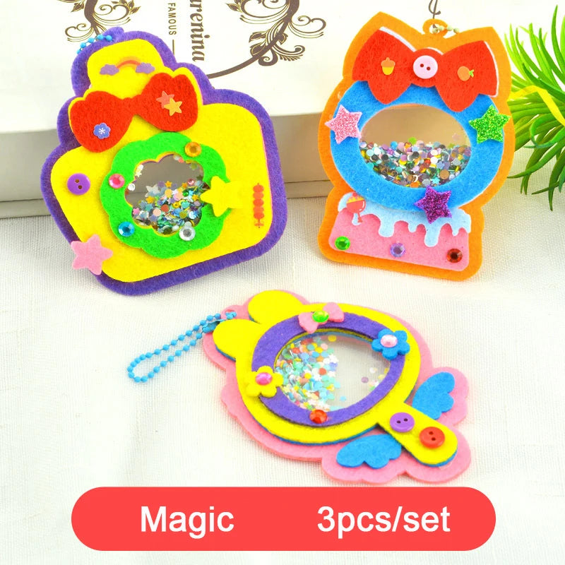 Creative Sequin Shaker Halloween Animal Pendant Handmade Craft